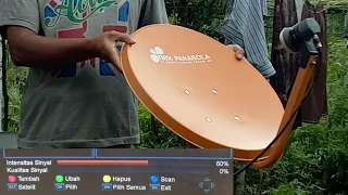cara tracking nex parabola ku band satelit ses9