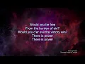 There is Power | Tommee Profitt & Crowder (Worship Lyric Video)
