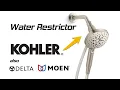 How-To Remove KOHLER Shower Wand Water Restrictor