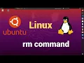 rm command in linux removing files in linux Linux Command Line Tutorial