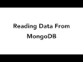 JavaScript 031 Reading data from MongoDB