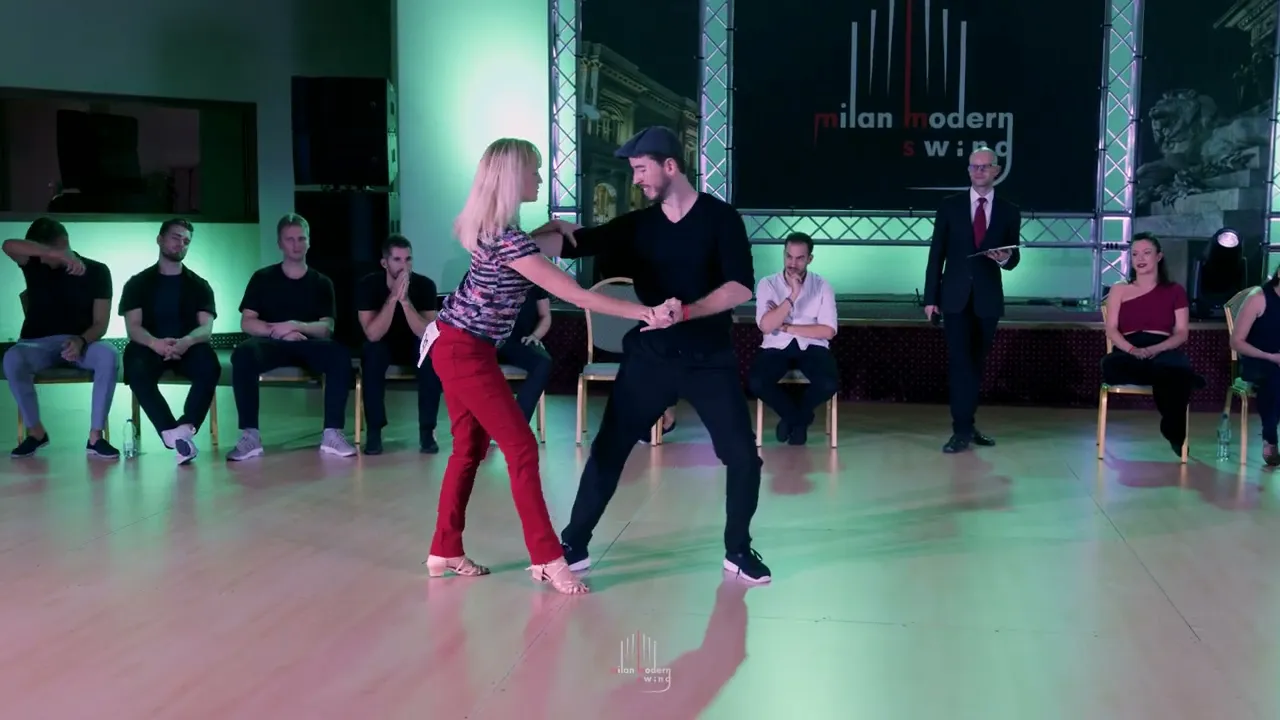 Attila Kobori & Laura Conforti-Roussel - 3rd place All-Stars Jack&Jill - Milan Modern Swing 2023