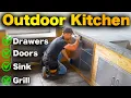 Ultimate DIY Outdoor Kitchen Transformation