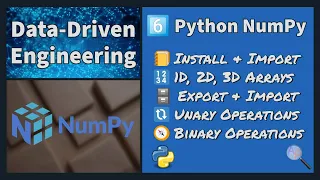 Numpy for Data-Driven Engineering