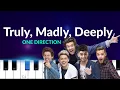 Download Lagu One Direction - Truly Madly Deeply | Piano Tutorial