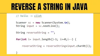 Reverse a String in Java Java Interview Question Explained