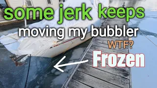 I moved onto a boat during the winter to save on rent : Part 4.  Disaster