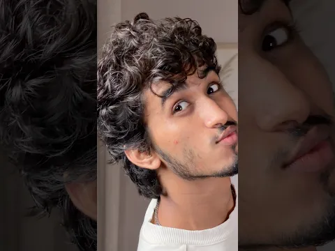 Curly hair care routine for the first time 😚 #trending #shorts #hairstyle #explore