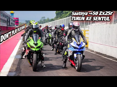 Download MP3 Mantap‼️Sirkuit Sentul Bergema Di penuhi 50 Zx25r FLYBY Nya H2 Bikin Merinding CUY