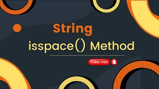 RK isspace string Method in python