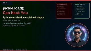 This Python Line Can Hack Your PC pickle Explained Ep 46 CodeToAGI