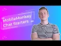 MobileMonkey Chat Starters - Landing Page Button Checkbox Plugin Ref Link QR Code