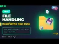 File Handling Real Data Python Episode 8
