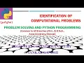 Identification of Computational Problems Various Types of Problems PSPP GE3151 Tamil