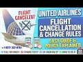 United Airlines Flight Cancellation Policy Change Rules