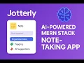 AI-Powered MERN Stack Note-Taking App