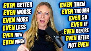 Como Usar EVEN em Inglês: Todos os Significados e Estruturas