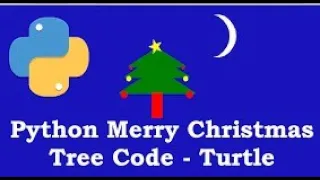 Merry Christmas Gift Using Python Turtle Graphics