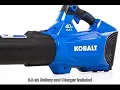 Kobalt 40-Volt Lithium Ion 480-CFM 110-MPH Medium-Duty Cordless Electric Leaf Blower