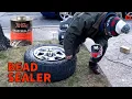 Fixing a Leaky Tire with Bead Sealer