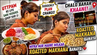Dinner ki sari tyari karli or last me Deepu ne plan change kar dia🙆🏻‍♀️😒