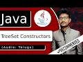 Java TreeSet Constructors in Telugu Java TreeSet in Telugu