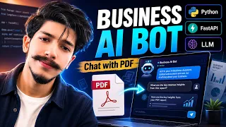 I Built an AI Business Chatbot with Python FastAPI PDF LLM