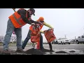 Massive Pothole vs One Pallet of Perma-Patch