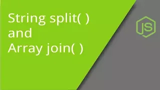 JavaScript String split and Array join
