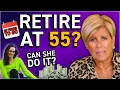 Download Lagu Can She Retire at 55? 💰 Suze Runs the Numbers | Suze Orman | How Am I Doing?