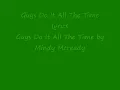 Guys Do It All The Time-Lyrics