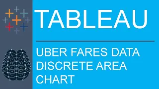 Tableau Desktop Public Edition Data Visualization Uber Fares Data Build Discrete Area Chart
