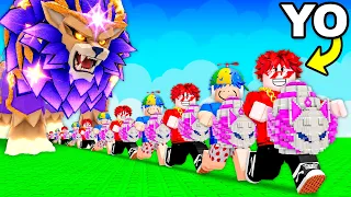 ME CLONÉ para ROBAR Super HUEVOS en Roblox...