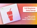 Full beginner Gulp setup for SCSS minifying Javascript and images