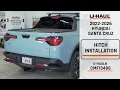 2022-2026 Hyundai Santa Cruz U-Haul Trailer Hitch Installation CMF13486
