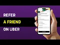 How To Refer A Friend On Uber 2025 GUIDE