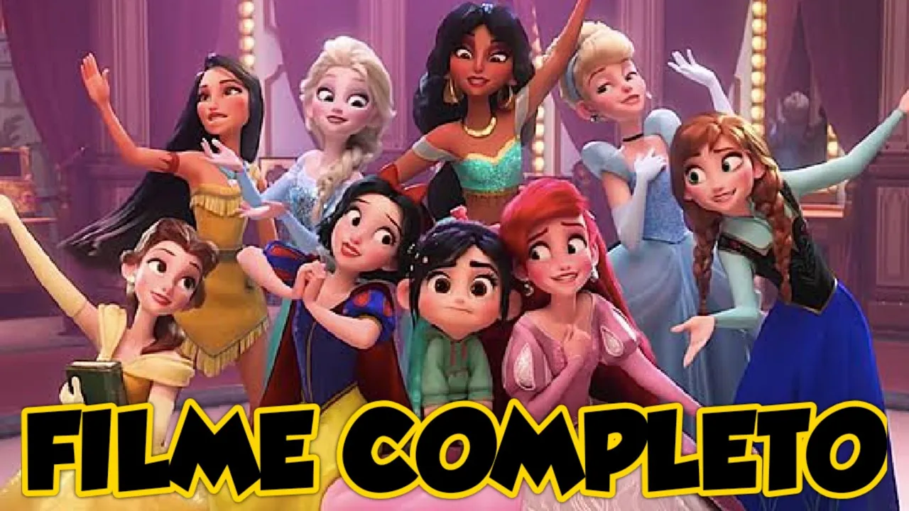 AS PRINCESAS DA DISNEY completo dublado em português PT HD