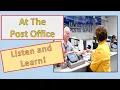 English conversation at the post office - sending a package