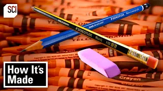 Crayons Highlighters Other Writing Utensils How It S Made Science Channel 