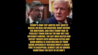 BREAKING Top Trump Lawyer Who Enabled His Power Grabs Suddenly Steps Down Just Months Before