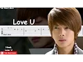 Boys Over Flowers - Love U Guitar Tutorial