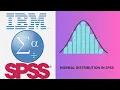 How to test normal distribution with SPSS Shapiro - Wilk KS test