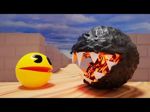 Download MP3 Pacman Vs Lava Monster (Level 10)