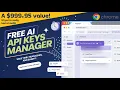 FREE AI API Key Manager Extension Saves Time Headaches and Sanity