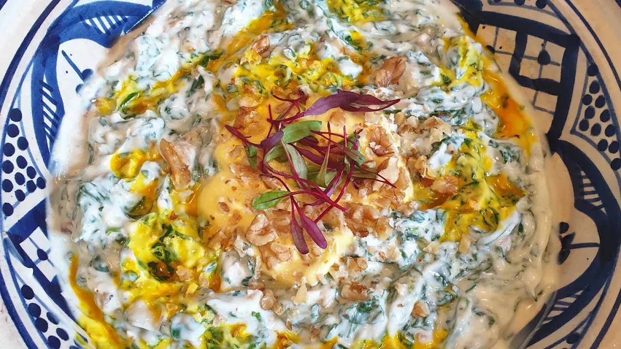Styled Coriander Spinach Dip Borani picture
