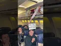She surprised him on the airplane