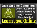 Learn Java Without Installing any software