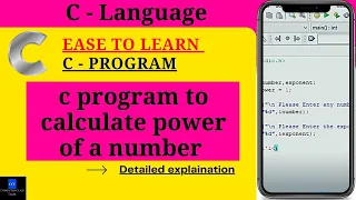 C program to calculate Power of a Number
