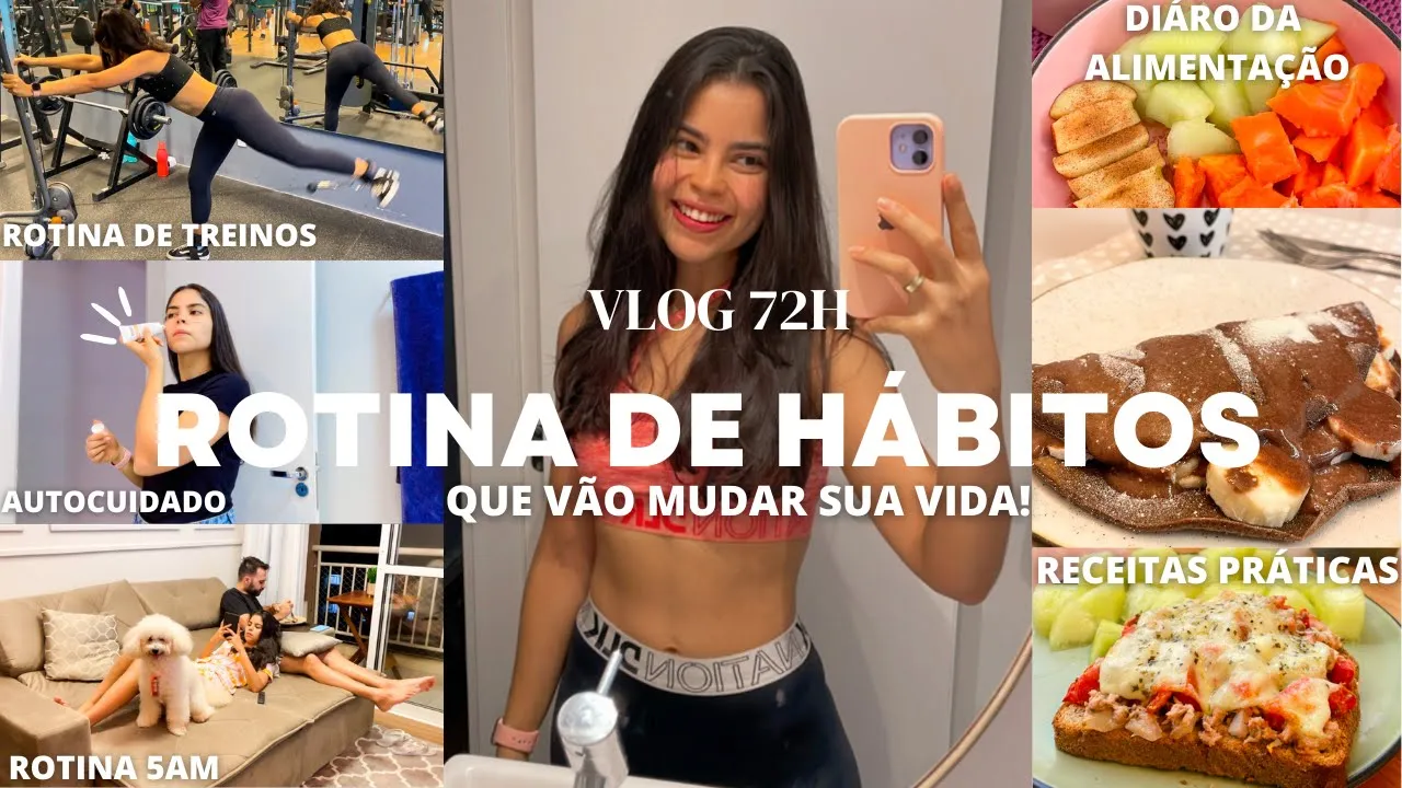 ROTINA DE HÁBITOS SAUDÁVEIS QUE TRANSFORMARAM MINHA VIDA | AUTOCUIDADO, ALIMENTAÇÃO, RECEITAS, 5AM