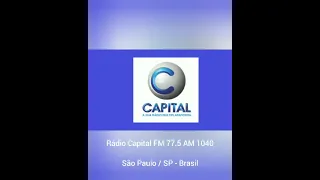 Rádio Capital São Paulo Brasil. FM 77,5 MHz / AM 1040 Khz